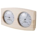 Miniatyrbild 2 av 5: Bastutermometer Hygrometer i trä, väggmonterat spatillbehör, mekanisk, inget batteri krävs - För familjehotell Sa[HK]