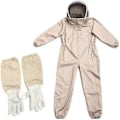 Miniatyrbild 1 av 5: Biodräkt med handskar, skyddsdräkt för biodling, biodlarutrustning, overall, bi-outfit [HK] XXL