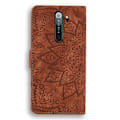 Miniatyrbild 5 av 5: Plånboksfodral för XiaoMi RedMi NOTE 8 PRO Premium PU Läder Flip Cover Mandala[HK] Brown