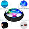Miniatyrbillede 3 af 5: Air Power Soccer, Genopladelig fodbold til børn med LED-lys, Hover Soccer Ball fodboldspil [HK]