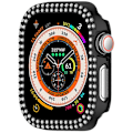 Pikkukuva 5 / 5: Apple Watch Series 10 46mm -kellolle, Kaksirivinen strassikoristeinen, ontto PC-kellon kehyskotelo Multicolor Style C