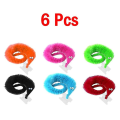 Miniatyrbilde 2 av 5: 12/24 stk Twisty Worm magiske leker festfavoritter Fuzzy Worm på en snor til jul Halloween trollmann ny merkelig triksleker for barn[HK] 6 pcs