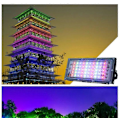 Pikkukuva 5 / 5: 50W Ip65 Vedenpitävä Ulkokäyttöön Tarkoitettu LED-valonheitin [HK] RGB