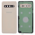 Miniatyrbillede 1 af 5: Til Samsung Galaxy S10 5G G977 Batteri Cover med Klæbestrimmel + Kameralinse Beskyttelse [HK] Style B Multicolor