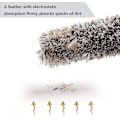 Miniatyrbillede 3 af 4: HKK Støvkost Teleskopisk Vaskbar, Støvklud Mikrofiber Rustfrit Stål Teleskopstang Og Bøjelig Hjørnekost, Støvklud Lang Op Til 100 Tommer (grå)
