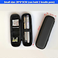 Miniatyrbillede 3 af 5: 2024 1 stk. Sort Insulin Køletaske Rejseetui, Bærbar Insulin Rejseetui, Insulin Køletaske Isoleret Organizer[HK]