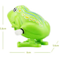 Miniatyrbilde 2 av 5: 3 stk. Hoppende Frosk Leke Sprette Frosk Opptrekkbare Dyreleker Urverk [HK]