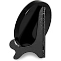 Miniatyrbild 4 av 5: Svart Obsidian Spådomsspegel, Naturlig Svart Obsidian Spådomsspegel För Feng Shui Med Ställ, Yoga Energispegel Interiör[HK]