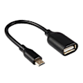Pikkukuva 3 / 5: OTG-sovitin Micro USB -kaapelit OTG USB -kaapeli Micro USB - USB:hen [HK] A04