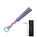 Miniatyrbillede 1 af 5: HK  sysy Game Chain Butterfly Træning Multifunktionel Folding Chain Flaskeåbner Praksis Kaste anc