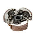 Miniatyrbillede 4 af 5: 2-takts 47Cc 49Cc Min Centrifugal Kobling Legering Mini Moto Dirt Bike Atv Quad 3 Sko Fjeder[HK] as shown
