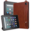 Miniatyrbillede 5 af 5: Etui med håndrem, støttefod og lædercover til Amazon Fire HD 8 (2024)/(2020) [HK] Style C Multicolor