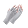 Miniatyrbilde 1 av 5: UPF 50+ Fingerløse solhansker for UV-beskyttelse Håndbeskyttelse for kvinner Fiske, kjøring, sykling og fotturer [HK] M gray