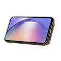 Miniatyrbillede 4 af 5: Til Samsung Galaxy A52 4g / A52s 5g / A52 5g Etui Kortholder PU Læder Telefon Cover Med Støttefod[HK] Brown