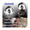 Miniatyrbild 3 av 5: HK  W11156487 W10823529 För ugnsspisvred, utbytesvred för spis, kontrollhastighet (1-pack Silver