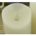 Miniatyrbilde 3 av 5: HK  USB-oppladbare flammefri elektriske stearinlys elfenben dryppfri parafinvoks dansende bevegelig veke søylelys hjem bar bryllup jul 1pc 15CM only