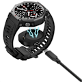 Miniatyrbillede 2 af 5: Opladningsadapter til Huami Amazfit T-Rex 3 (A2322)/Balance (A2286) USB-C Smart Watch Oplader [HK]