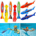 Miniatyrbillede 5 af 5: Børnepool Dykning Legesæt, Øv Dykning Og Svømning, Undervands Multifarvet Synkende Blæksprutte (sæt med 6)[HK] Various color classification