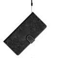 Miniatyrbillede 5 af 5: Til Samsung Galaxy S24 Mobiltelefon Cover Præget PU Læder Wallet Stand Anti-Drop Cover[HK] Style A Multicolor