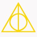 Pikkukuva 1 / 5: HK Kuoleman Varjelukset Harry Potter -auton heijastavat tarrat Yellow