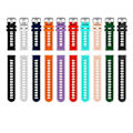 Pikkukuva 5 / 5: Garmin Forerunner 245 Music 20mm silikoninen twill-kellon ranneke [HK] Black