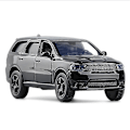 Pikkukuva 3 / 4: 1/36 Dodge Durango Charger Hellcat Srt Alloy Urheiluauto Malli Diecast Metalli Simulaatio Leluauton Malli Kokoelma[HK] Red
