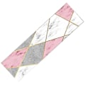 Pikkukuva 1 / 5: HK Keittiömatto Liukumaton Vedenpitävä Keittiömatto Ja Matto Ergonomisesti Mukava Seisova Matto-26 pink marble 40*120
