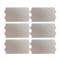 Pikkukuva 3 / 5: 6 kpl mikroaaltouunin levyn suojus mikroaaltouunin osat uunin aaltojohtimen suojus mikroaaltouunin rapealevyt [HkkK] 11.6X6.5CM
