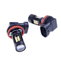 Miniatyrbild 4 av 5: 2x H8 H11 6000k 30w Högpresterande Cree LED Dimljus Körljus Canbus Lampa Vit[HkkK] Black 2 Pc