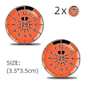 Miniatyrbillede 1 af 4: 2 stk. 3D gel sticker nummerplade forsegling badge, TUV plade mærkater -GSLA[HK] 25
