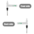 Miniatyrbilde 3 av 5: 4 stk. BSR Nåle Stylus, Dobbeltsidig Platespiller Nål Erstatning Fonograf Platespiller Stylus for BSR -16 -17[HK] White