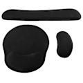 Miniatyrbild 3 av 5: Tangentbords handledsstöd och musmatta med handledsstöd, ergonomiska handledsstöd i memory foam för tangentbord[HK]