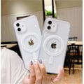 Miniatyrbilde 5 av 5: INF iPhone 11 mobil deksel kompatibelt med MagSafe lader Transparent[HK]
