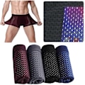 Miniatyrbilde 1 av 5: 4 stk Bambus Boxershorts Menn Mikrofiber Boxer Truser Undertøy Kompresjon Stretch[HK] XL