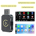Pikkukuva 2 / 5: 2 in 1 langaton CarPlay-sovitin Android Auto langaton sovitin älykäs minilaatikko USB-dongle Plug and Play WiFi nopea yhteys [HK]