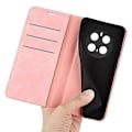 Miniatyrbilde 4 av 5: For Honor Magic7 Pro 5G Deksel Skin-Touch Lær Lommebok Telefondeksel[HK] Pink