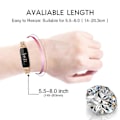 Miniatyrbillede 5 af 5: Til Fitbit Inspire 3 Rhinestone Dekor Legering Armbånds Udskiftning Smartwatch Rem [HK] Style B Multicolor