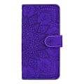Miniatyrbild 2 av 5: Plånboksfodral för Samsung Galaxy A52/A52S Premium PU Läder Flip Cover Mandala[HK] Purple