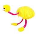 Miniatyrbillede 1 af 5: Plyslegetøj Snoremarionet Struds Plysdukke Træk Line Interaktivt Spil[HK] Yellow