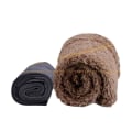 Miniatyrbillede 2 af 5: 1/2 polyester varme og hyggelige over knæhøje lodne lange sokker til grå[HK] gray 1Set