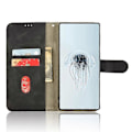 Miniatyrbild 2 av 5: För ZTE nubia Red Magic 10 Pro 5G Läderfodral Hudkänsla Anti-Fall Plånbok Flip Telefonfodral [HK] Style A Multicolor