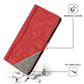 Miniatyrbild 2 av 5: Fodral för iPhone X PU Läder Flip Folio Fodral med Korthållare Magnetisk Stängning Vikbart Ställ Kompatibelt med iPhone X Skal[HK] Red