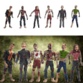 Miniatyrbilde 2 av 5: 6 stk/pakke 10cm The Walking Dead Zombie Actionfigurer Lekefigurer Filmfigurer Action Zombiefigurer Ki[HK] As shown