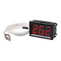 Miniatyrbild 1 av 5: HK XH-B310 Industriell digital termometer 12V temperaturmätare K-typ M6 termoelement testare -30~800 termograf hög noggrannhet med LED-display Red