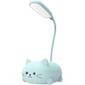 Miniatyrbillede 1 af 5: Bordlampe til børn, sød kat LED bordlampe med fleksibel arm, USB genopladelig bordlampe, øjenbeskyttelse, læselampe, tegneserie Kawaii[HK] Blue