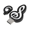 Miniatyrbild 2 av 5: USB 2.0 Minne Söt Tecknad Minnessticka Musiknoter Symbol USB 2.0 Minne Extern USB-Flash-enhet[HK] color