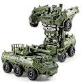 Miniatyrbilde 1 av 5: Gutter Transformers leketøy Tank Kjøretøy Transformers Barn Robot Barn bursdagsgave[HK] Green Armored Car