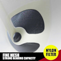Miniatyrbillede 4 af 5: 100 stk. Engangs Papirfilter Hvid Tyk Filter Koniske Nylon Tragte Papir Maling Spray Mesh Rensende Siletragtværktøj [HK] 50pcs
