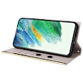 Miniatyrbillede 5 af 5: Læderetui med sugekop og 3 kortpladser til Samsung Galaxy S21 FE 5G [HK] Style D Multicolor