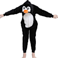 Miniatyrbild 2 av 5: Barn Unisex Super Mjuk Fleece Pingvin Onesie Nw1[HK] 2-3 Years
